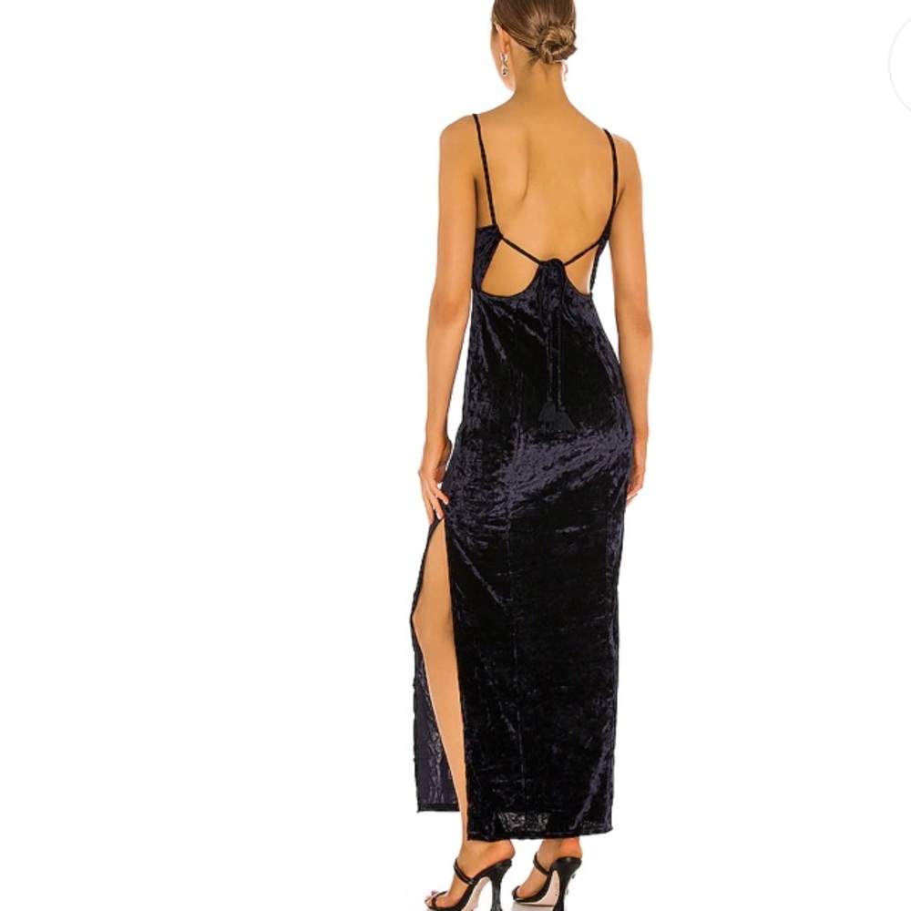 FREE PEOPLE Low Key Crushin Velvet Maxi Dress - Picture 2 of 9